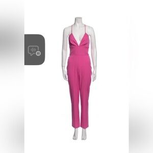 Oscar de la Renta Fuchsia Jumpsuit